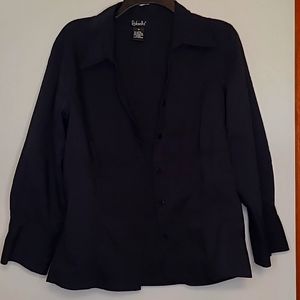 Raffaella black button shirt or jacket 16